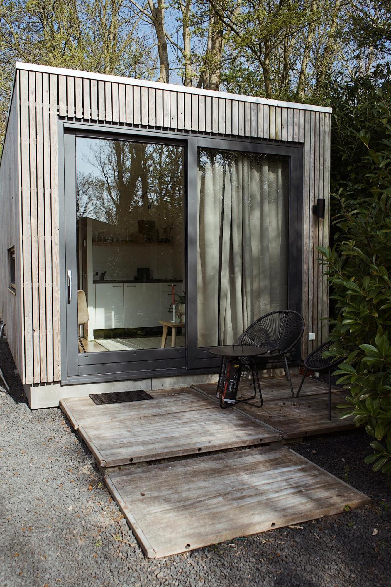 Вілла Modern Tiny House Op Rustig Watersportpark Елагейзен Екстер'єр фото